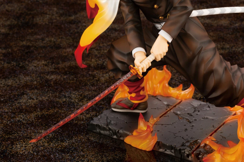 Kotobukiya 1/8 Demon Slayer: Kimetsu No Yaiba Kyoujurou Rengoku (Purgatory Anjuro) ArtFX J Statue PP927 8 Kotobukiya 1/8 Demon Slayer: Kimetsu No Yaiba Kyoujurou Rengoku (Purgatory Anjuro) ArtFX J Statue PP927 - Image 6