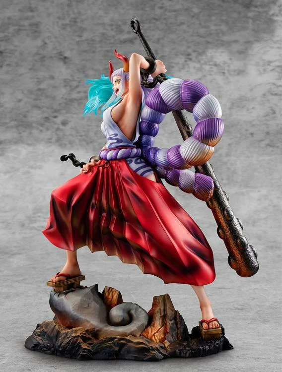 Megahouse POP Portrait Of Pirate One Piece Warrior Alliance Maximum Yamato Statue Figure 6 Megahouse POP Portrait Of Pirate One Piece Warrior Alliance Maximum Yamato Statue Figure - Image 4