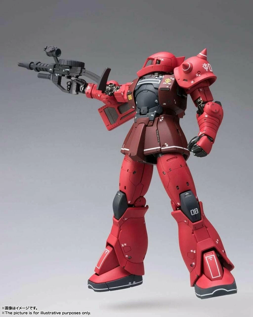 Bandai Gundam Fix Figuration Metal Composite Kidou Senshi Gundam: The Origin GFFMC MS-05S Zaku I Char Custom 6 Bandai Gundam Fix Figuration Metal Composite Kidou Senshi Gundam: The Origin GFFMC MS-05S Zaku I Char Custom - Image 4