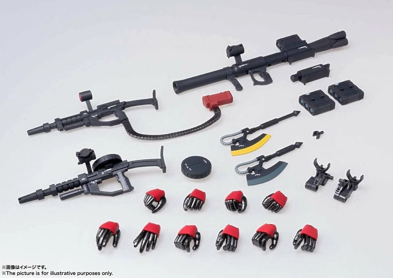 Bandai Gundam Fix Figuration Metal Composite Kidou Senshi Gundam: The Origin GFFMC MS-05S Zaku I Char Custom 9 Bandai Gundam Fix Figuration Metal Composite Kidou Senshi Gundam: The Origin GFFMC MS-05S Zaku I Char Custom - Image 7