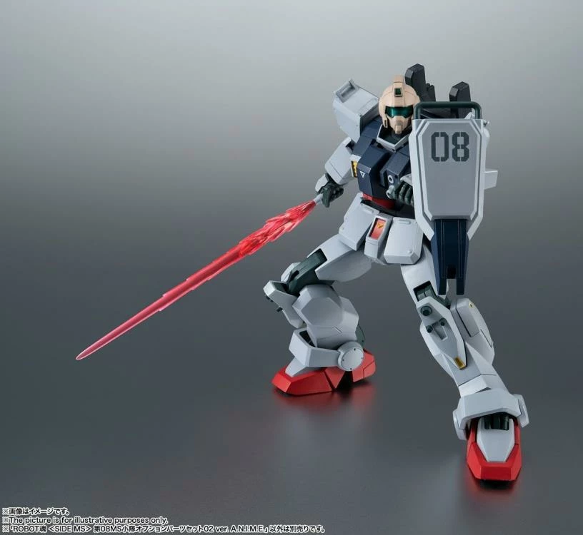 Bandai Robot Spirits #R-296 Mobile Suit Gundam: The 8th MS Team Option Part Set 02 Ver. A.N.I.M.E. Action Figure 15 Bandai Robot Spirits #R-296 Mobile Suit Gundam: The 8th MS Team Option Part Set 02 Ver. A.N.I.M.E. Action Figure - Image 13