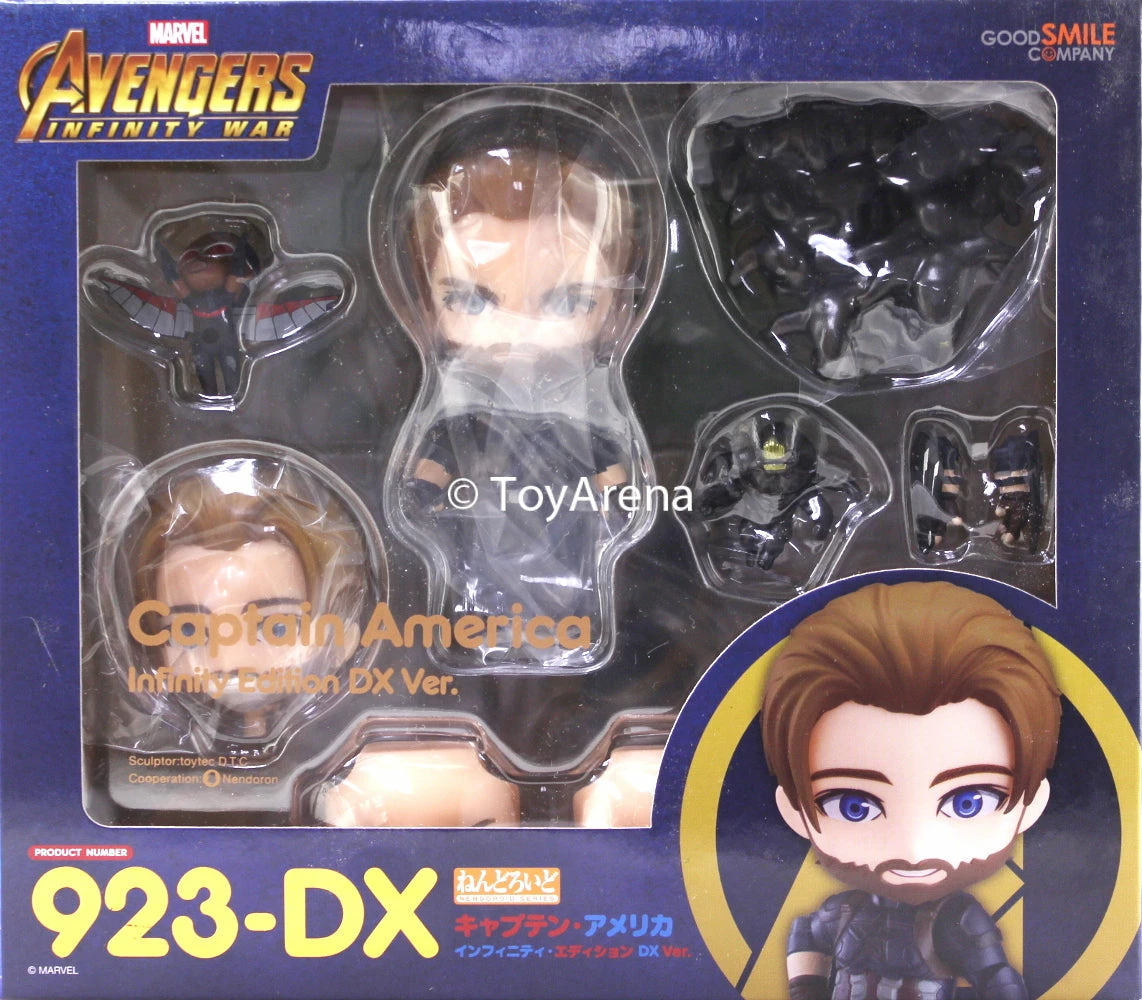 GOOD SMILE COMPANY Nendoroid #923-DX Captain America (Steve Rogers) DX Ver Avengers: Infinity War 13 GOOD SMILE COMPANY Nendoroid #923-DX Captain America (Steve Rogers) DX Ver Avengers: Infinity War - Image 11