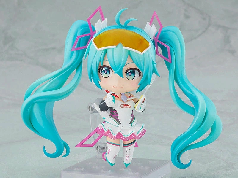 GOOD SMILE COMPANY Nendoroid #1578 Good Smile Racing Miku (2021 Ver) Vocaloid 5 GOOD SMILE COMPANY Nendoroid #1578 Good Smile Racing Miku (2021 Ver) Vocaloid - Image 3