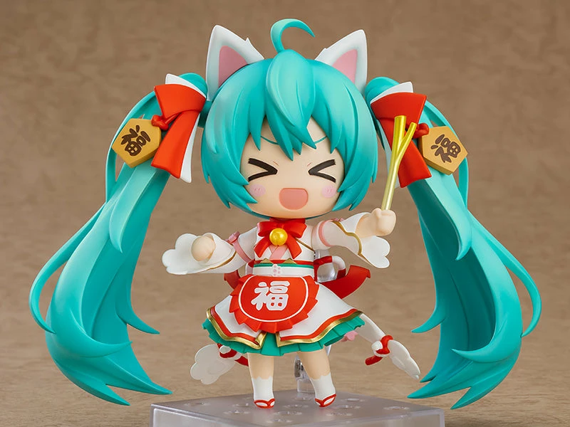 GOOD SMILE COMPANY Nendoroid #1777 Hatsune Miku (Maneki Miku Ver.) Vocaloid Nendoroid 6 GOOD SMILE COMPANY Nendoroid #1777 Hatsune Miku (Maneki Miku Ver.) Vocaloid Nendoroid - Image 4