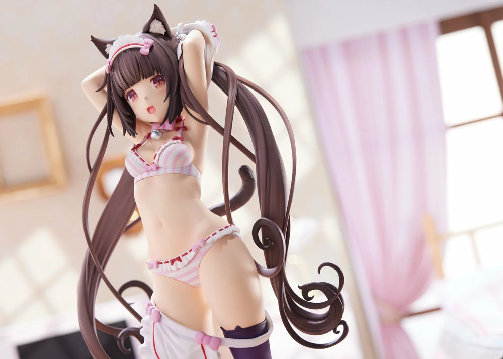Plum 1/7 Nekopara Chocola (Dress Up Time) Scale Statue Figure 5 Plum 1/7 Nekopara Chocola (Dress Up Time) Scale Statue Figure - Image 3