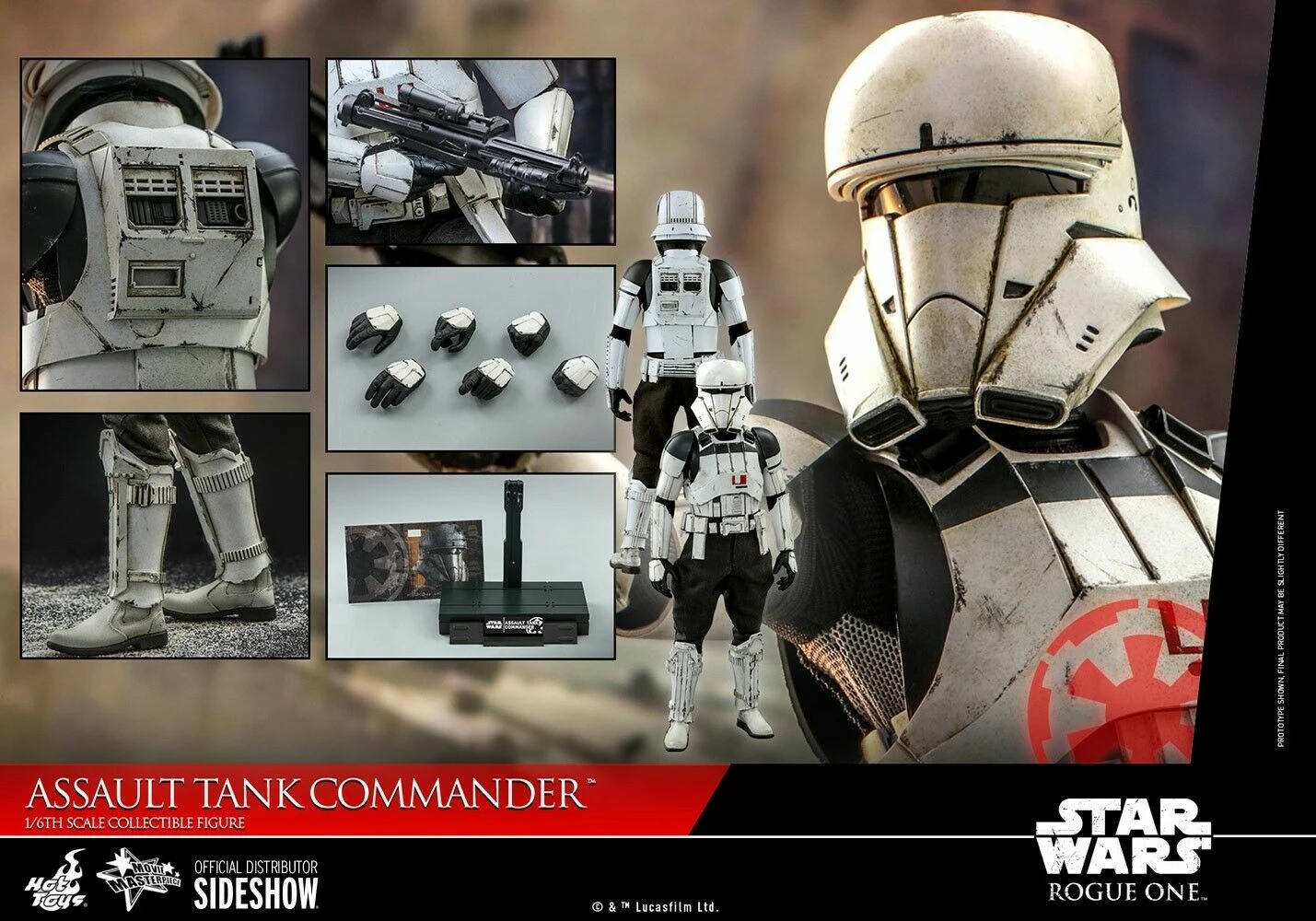 Hot Toys 1/6 Star Wars: Rogue One Assault Tank Commander Sixth Scale MMS587 3 Hot Toys 1/6 Star Wars: Rogue One Assault Tank Commander Sixth Scale MMS587
