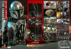 Hot Toys 1/4 Star Wars The Mandalorian And The Child (Deluxe) Quarter Scale Figure QS017