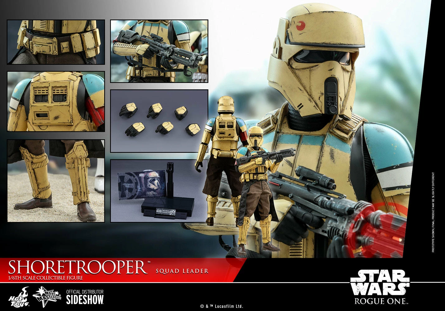 Hot Toys 1/6 Star Wars: Rogue One: A Star Wars Story Shoretrooper Squad Leader Sixth Scale MMS592 3 Hot Toys 1/6 Star Wars: Rogue One: A Star Wars Story Shoretrooper Squad Leader Sixth Scale MMS592