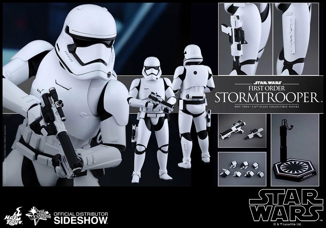 Hot Toys 1/6 First Order Stormtrooper Star Wars Episode VII The Force Awakens MMS317 Sixth Scale Figure 4 Hot Toys 1/6 First Order Stormtrooper Star Wars Episode VII The Force Awakens MMS317 Sixth Scale Figure - Image 2