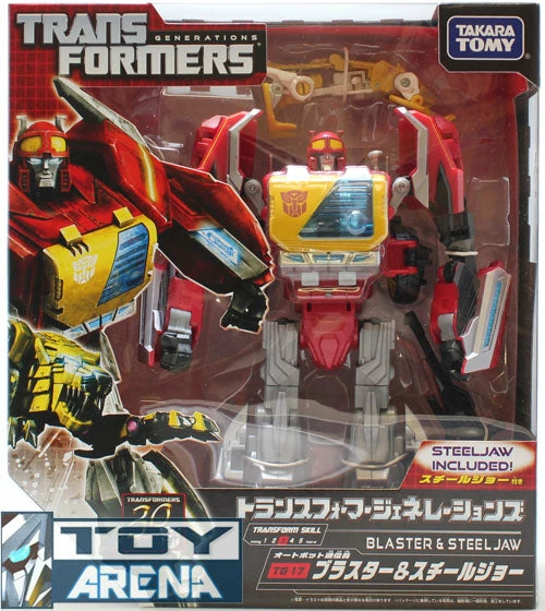 Transformers Generations TG-17 Blaster & Steeljaw Fall Of Cybertron Action Figure 4 Transformers Generations TG-17 Blaster & Steeljaw Fall Of Cybertron Action Figure - Image 2