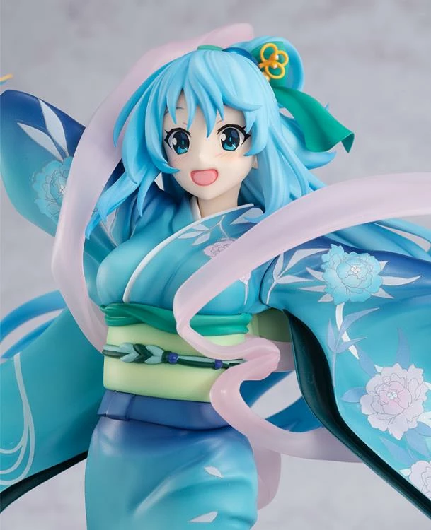 Kadokawa KD Colle 1/7 Konosuba Aqua (Oiran Ver.) Scale Statue Figure 7 Kadokawa KD Colle 1/7 Konosuba Aqua (Oiran Ver.) Scale Statue Figure - Image 5