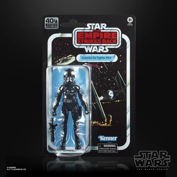 Hasbro Star Wars Black Series 40th Anniversary Empire Strikes Back Imperial Tie Fighter Pilot 6 Inch Action Figure 6 Hasbro Star Wars Black Series 40th Anniversary Empire Strikes Back Imperial Tie Fighter Pilot 6 Inch Action Figure - Image 4