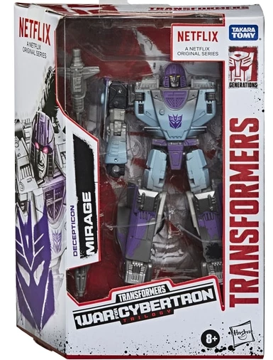 Hasbro Transformers Generations Netflix War For Cybertron: Siege Deluxe Decepticon Mirage Action Figure Exclusive 5 Hasbro Transformers Generations Netflix War For Cybertron: Siege Deluxe Decepticon Mirage Action Figure Exclusive - Image 3