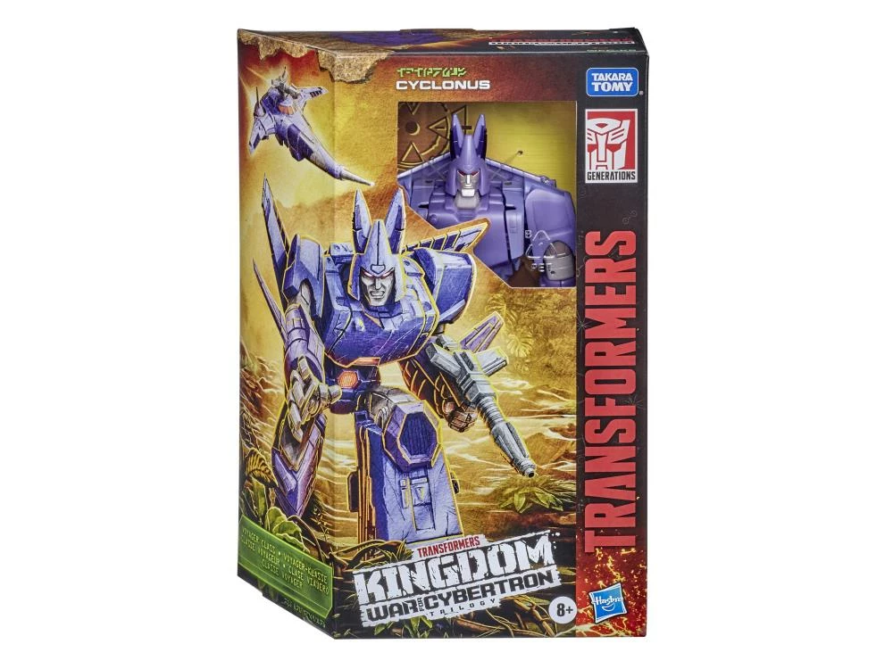 Hasbro Transformers Generations War For Cybertron: Kingdom Voyager Cyclonus Action Figure WFC-K9 11 Hasbro Transformers Generations War For Cybertron: Kingdom Voyager Cyclonus Action Figure WFC-K9 - Image 9