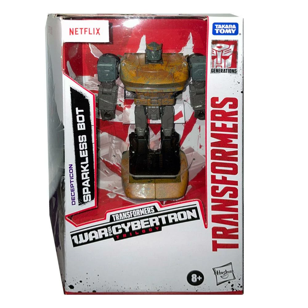 Hasbro Transformers Generations Netflix War For Cybertron: Trilogy Deluxe Decepticon Sparkless Bot Action Figure Exclusive 5 Hasbro Transformers Generations Netflix War For Cybertron: Trilogy Deluxe Decepticon Sparkless Bot Action Figure Exclusive - Image 3