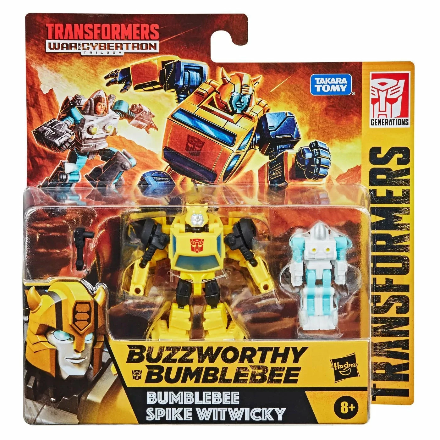 Hasbro Transformers War For Cybertron Trilogy Core Buzzworthy Bumblebee And Spike Witwicky 2 Pack Action Figure 6 Hasbro Transformers War For Cybertron Trilogy Core Buzzworthy Bumblebee And Spike Witwicky 2 Pack Action Figure - Image 4