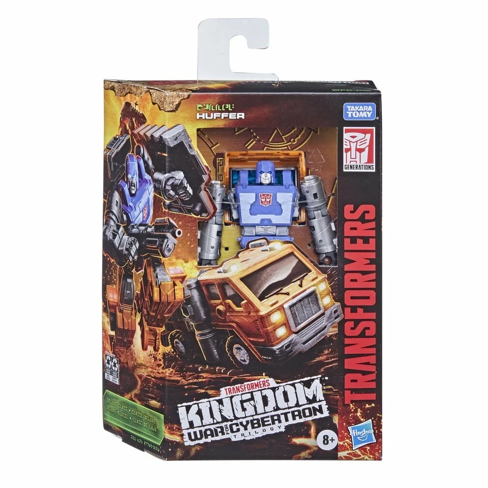 Hasbro Transformers Generations War For Cybertron: Kingdom Deluxe Huffer Action Figure WFC-K16 5 Hasbro Transformers Generations War For Cybertron: Kingdom Deluxe Huffer Action Figure WFC-K16 - Image 3