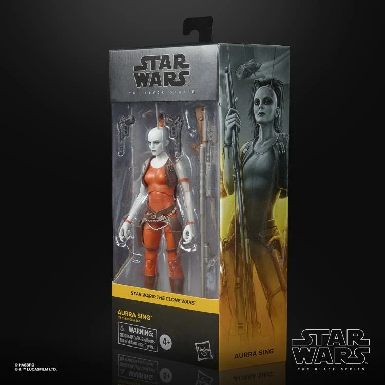Hasbro Star Wars Black Series The Clone Wars #08 Aurra Sing 6 Inch Action Figure 7 Hasbro Star Wars Black Series The Clone Wars #08 Aurra Sing 6 Inch Action Figure - Image 5