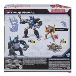 Hasbro Transformers Generations Netflix War For Cybertron: Trilogy Voyager Optimus Primal And Core Rattrap Action Figure Exclusive -Cheap Hasbro || GOOD SMILE COMPANY Store 5010993829040a