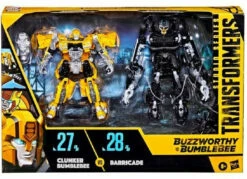 Hasbro Transformers Studio Series Buzzworthy Clunker Bumblebee And Barricade 2 Pack Action Figure