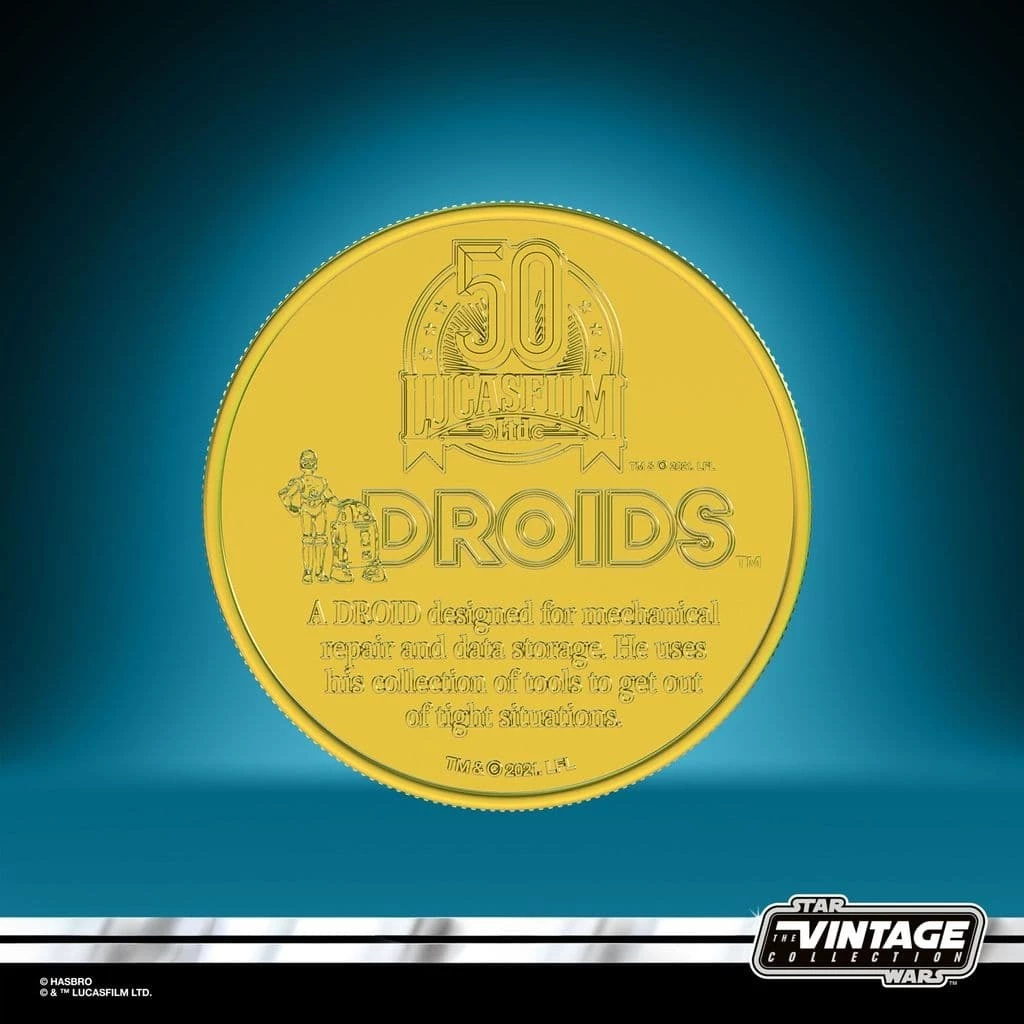 Hasbro Star Wars Vintage Collection Droids Cartoon Artoo-Detoo (R2-D2) 3.75" Action Figure 6 Hasbro Star Wars Vintage Collection Droids Cartoon Artoo-Detoo (R2-D2) 3.75" Action Figure - Image 4