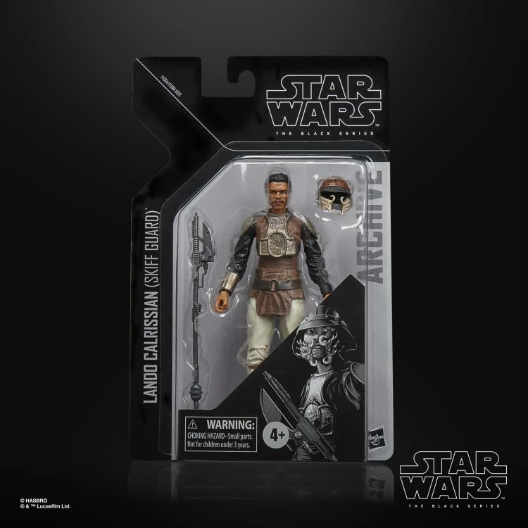 Hasbro Star Wars Black Series Archive Collection Lando Calrissian (Skiff Guard) 6 Inch Action Figure 7 Hasbro Star Wars Black Series Archive Collection Lando Calrissian (Skiff Guard) 6 Inch Action Figure - Image 5