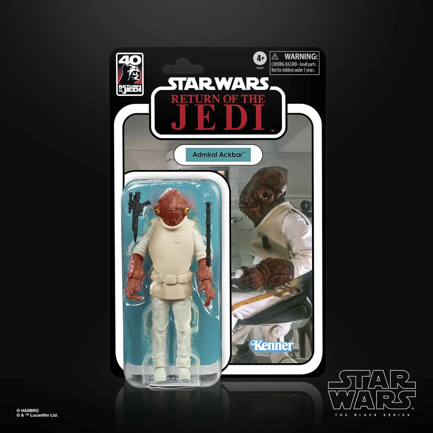 Hasbro Star Wars The Black Series Return Of The Jedi 40th Admiral Ackbar Action Figure 7 Hasbro Star Wars The Black Series Return Of The Jedi 40th Admiral Ackbar Action Figure - Image 5