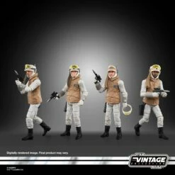 Hasbro Star Wars Vintage Collection Rebel Soldier (Echo Base Battle Gear) F5555 3.75" Action Figure 4-Pack -Cheap Hasbro || GOOD SMILE COMPANY Store 5010994180591c