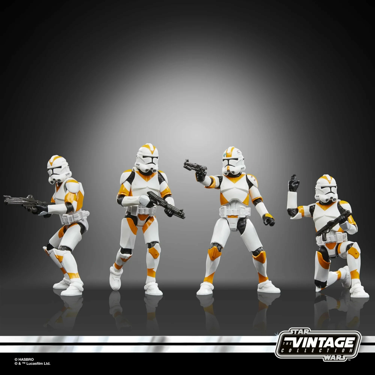 Hasbro Star Wars Vintage Collection Phase II Clone Trooper (212th) F6985 3.75" Action Figure 4-Pack 4 Hasbro Star Wars Vintage Collection Phase II Clone Trooper (212th) F6985 3.75" Action Figure 4-Pack - Image 2