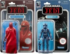 Hasbro Star Wars Black Series Vintage Collection Emperor's Royal Guard And TIE Fighter Pilot Carbonized F7011 3.75" 2-Pack Action Figure -Cheap Hasbro || GOOD SMILE COMPANY Store 5010996108500
