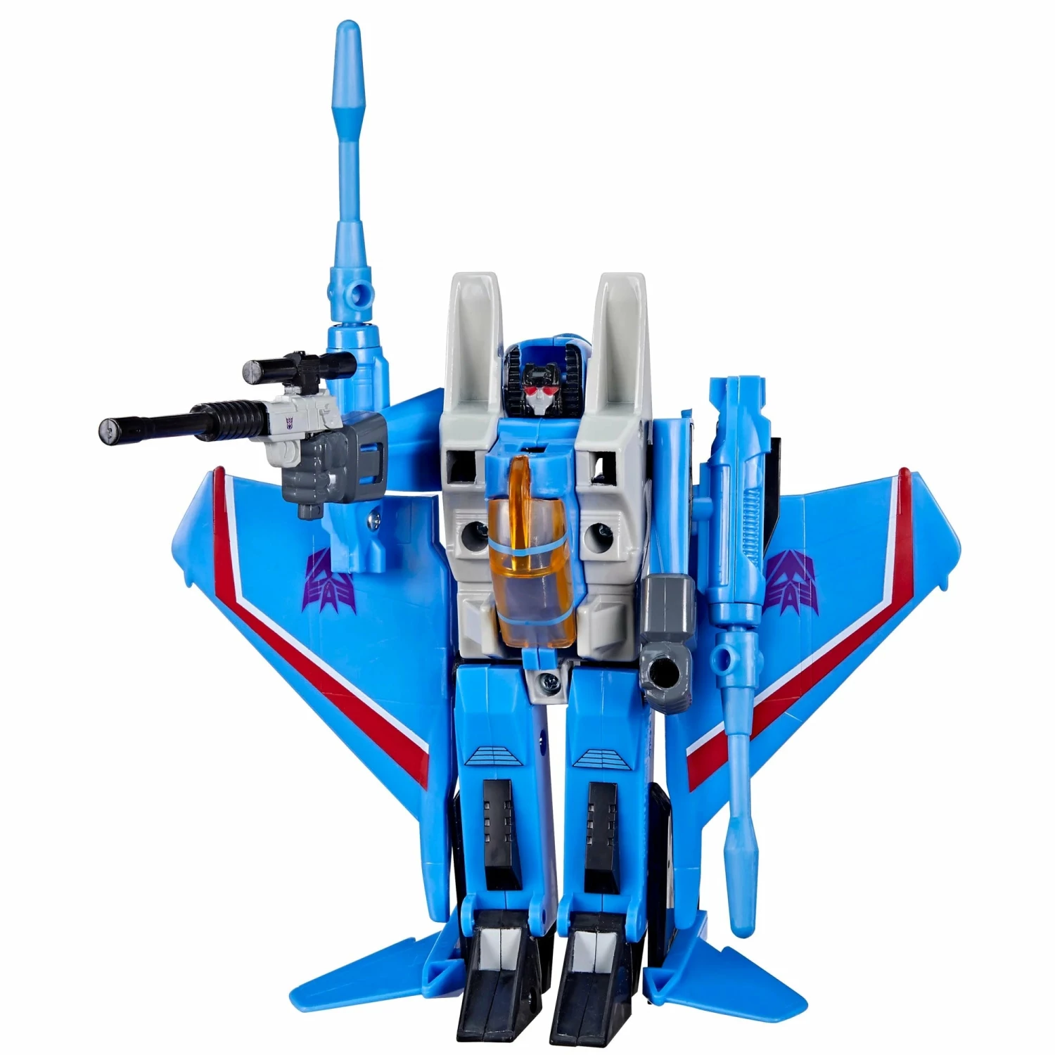 Hasbro Transformers The Movie Retro Decepticon Warrior Thundercracker Action Figure 3 Hasbro Transformers The Movie Retro Decepticon Warrior Thundercracker Action Figure