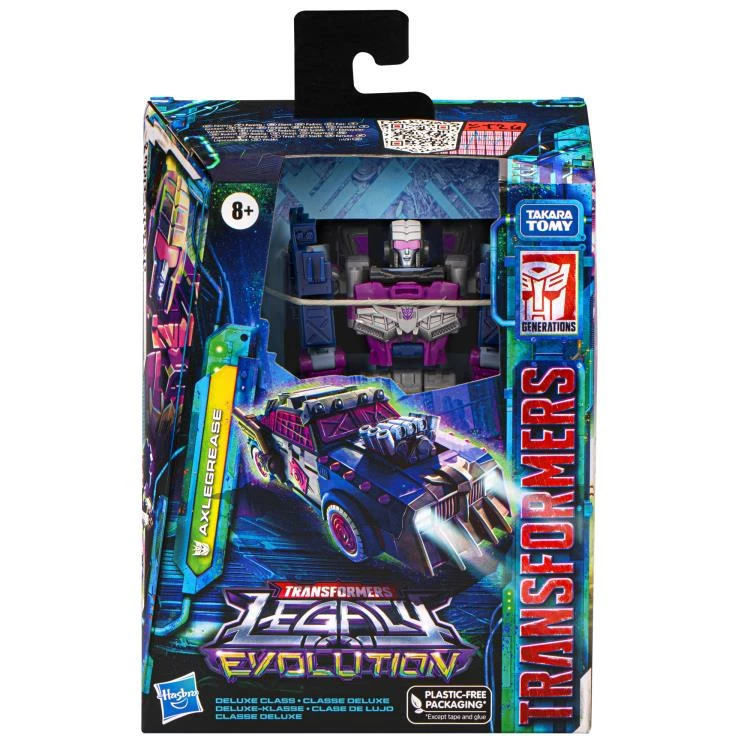 Hasbro Transformers Generations Legacy Evolution Deluxe Class Axlegrease Action Figure 8 Hasbro Transformers Generations Legacy Evolution Deluxe Class Axlegrease Action Figure - Image 6