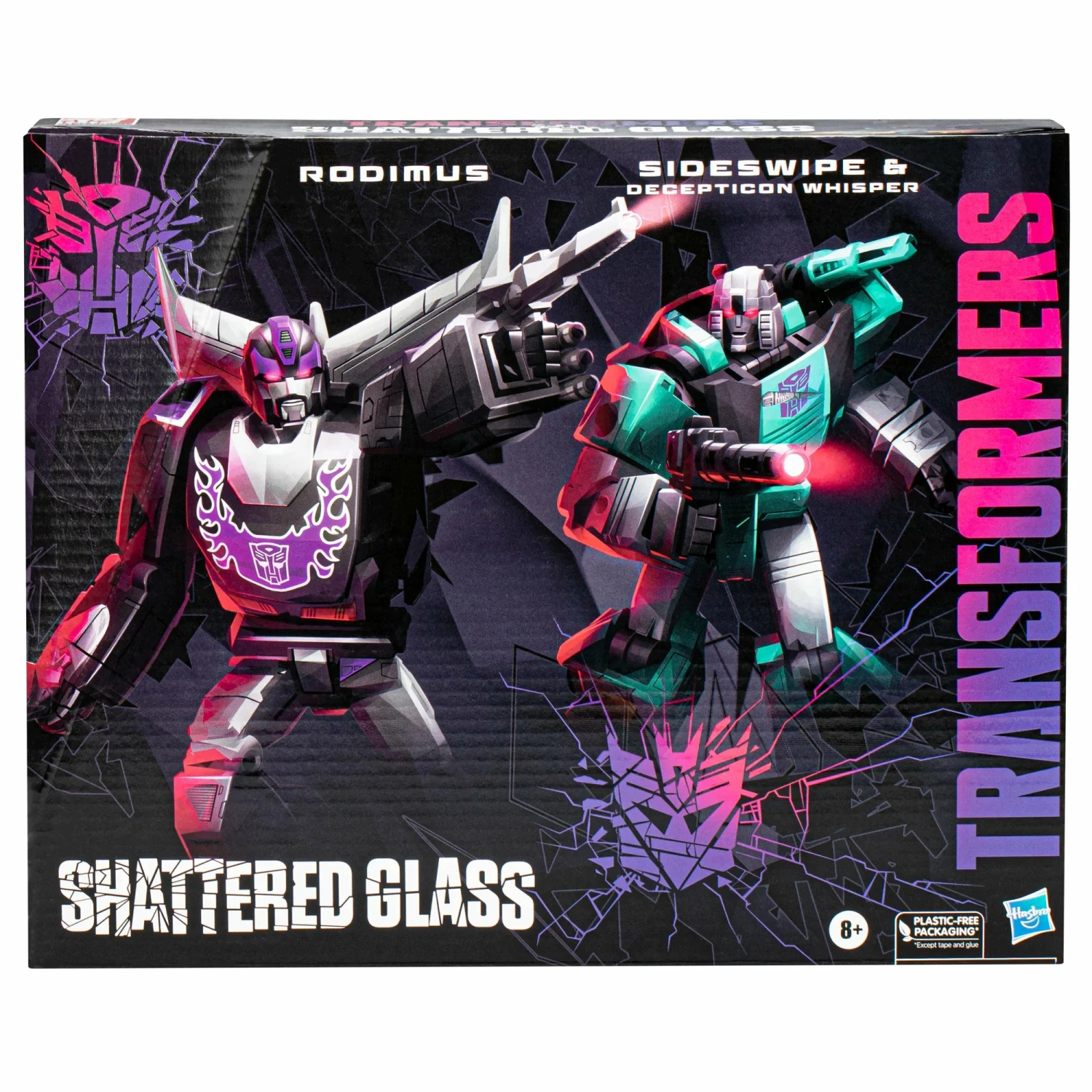 Hasbro Transformers Generations Shattered Glass Voyager Rodimus And Deluxe Sideswipe & Decepticon Whisper Action Figure 2 Pack 5 Hasbro Transformers Generations Shattered Glass Voyager Rodimus And Deluxe Sideswipe & Decepticon Whisper Action Figure 2 Pack - Image 3