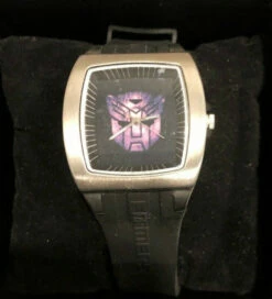 Hasbro Transformers Metal Decepticon Logo Dial Watch