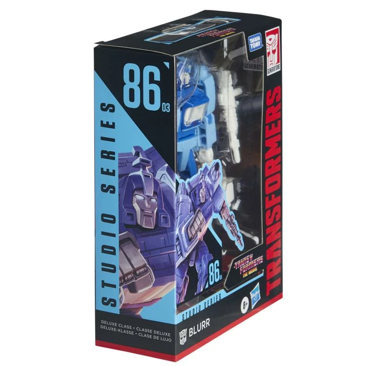 Hasbro Transformers Generations Studio Series 86 #03 Deluxe Blurr Action Figure 6 Hasbro Transformers Generations Studio Series 86 #03 Deluxe Blurr Action Figure - Image 4