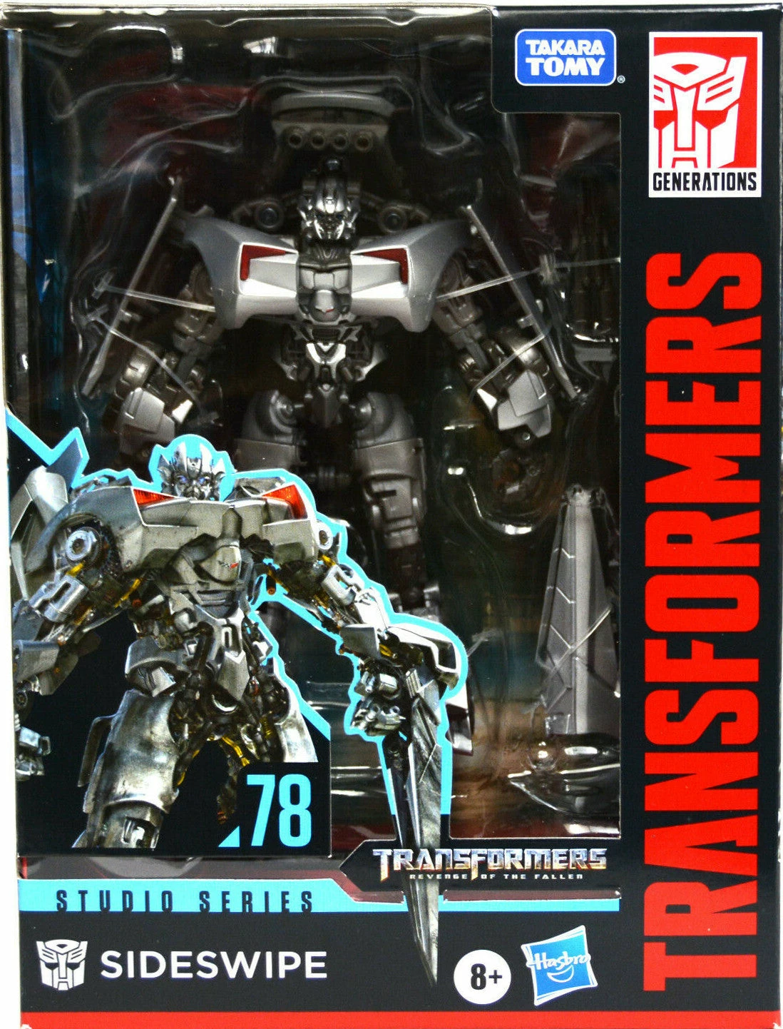 Hasbro Transformers Generations Studio Series #78 Deluxe Sideswipe Revenge Of The Fallen Action Figure 5 Hasbro Transformers Generations Studio Series #78 Deluxe Sideswipe Revenge Of The Fallen Action Figure - Image 3