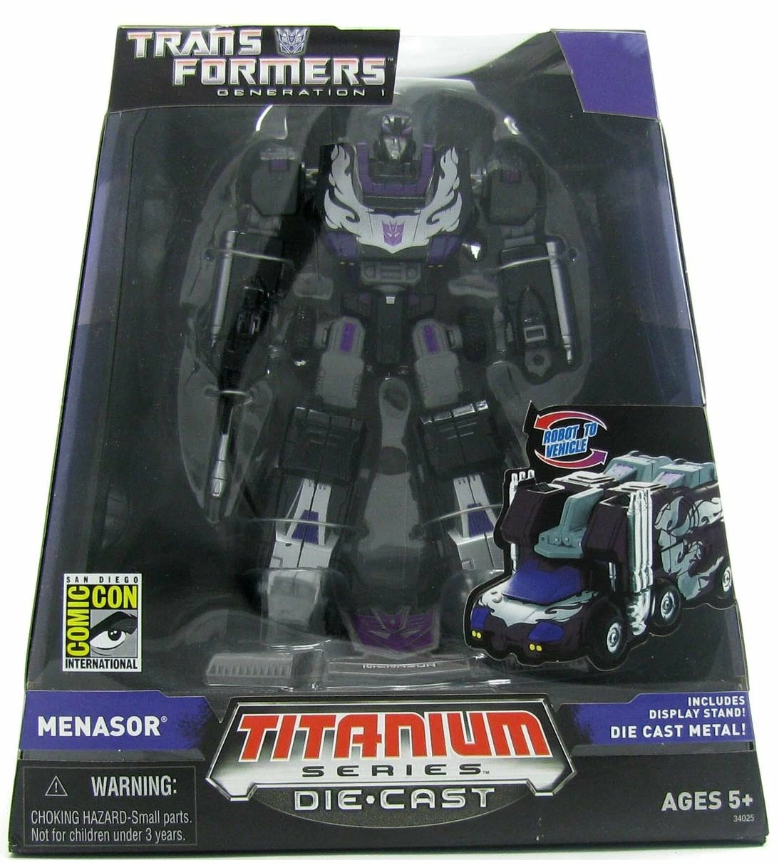 Hasbro Transformers Titanium Generation 1 Menasor - SDCC 2007 Exclusive 3 Hasbro Transformers Titanium Generation 1 Menasor - SDCC 2007 Exclusive