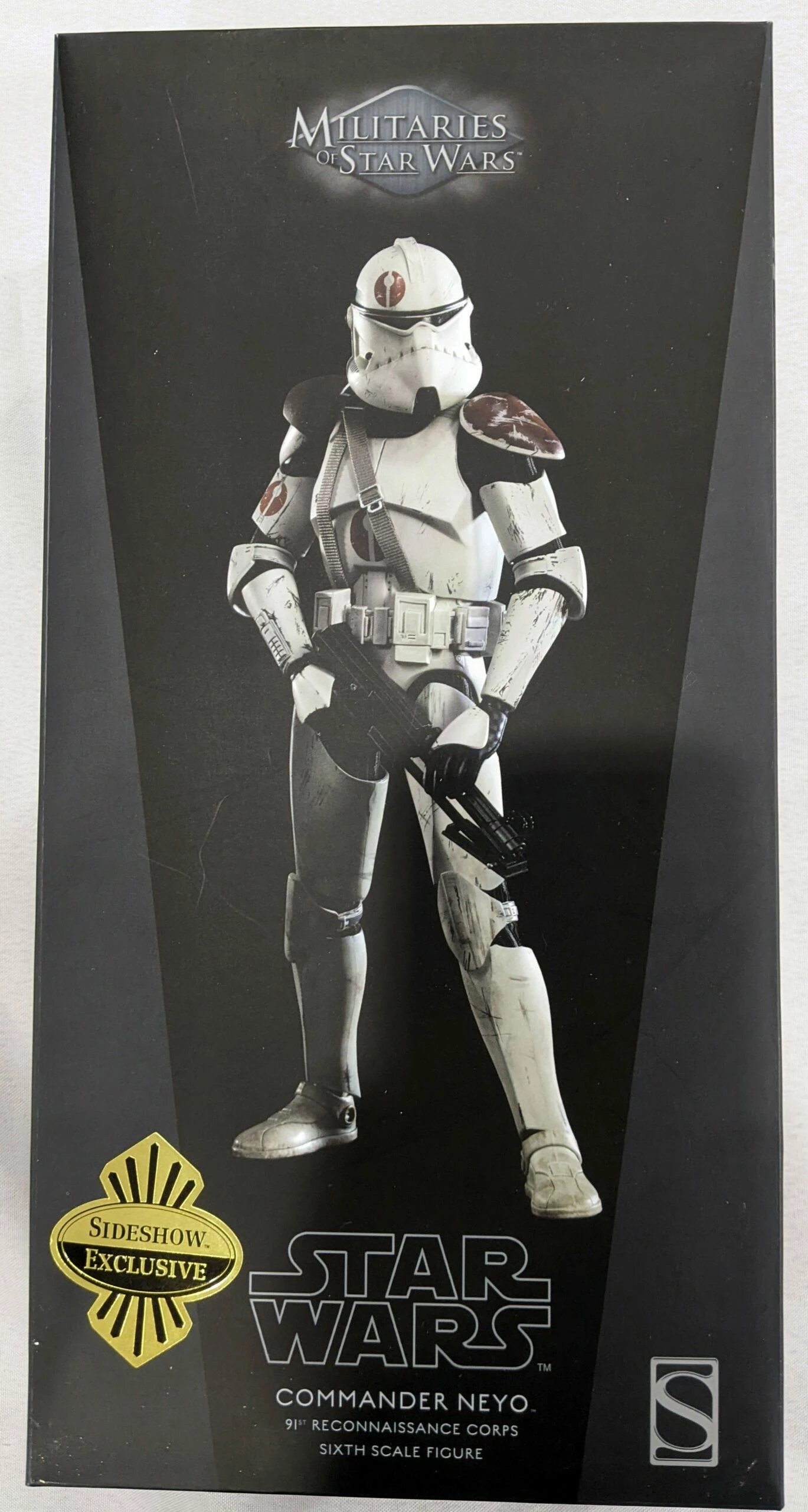 Sideshow Collectible 1/6 Star Wars Militaries Of Star Wars 91st Reconnaissance Corps Commander Neyo Sixth Scale Figure *Open Box* 3 Sideshow Collectible 1/6 Star Wars Militaries Of Star Wars 91st Reconnaissance Corps Commander Neyo Sixth Scale Figure *Open Box*
