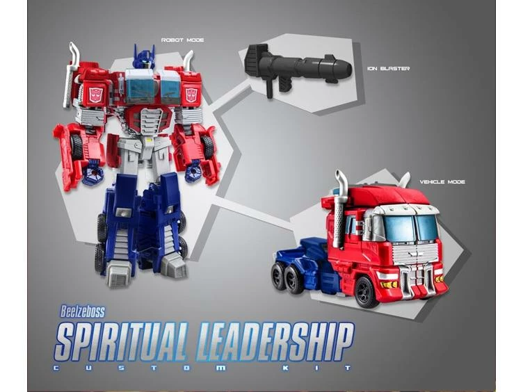 Beelzeboss BLZ-08 Spiritual Leadership Custom Kit For CW Red Optimus Prime 3 Beelzeboss BLZ-08 Spiritual Leadership Custom Kit For CW Red Optimus Prime