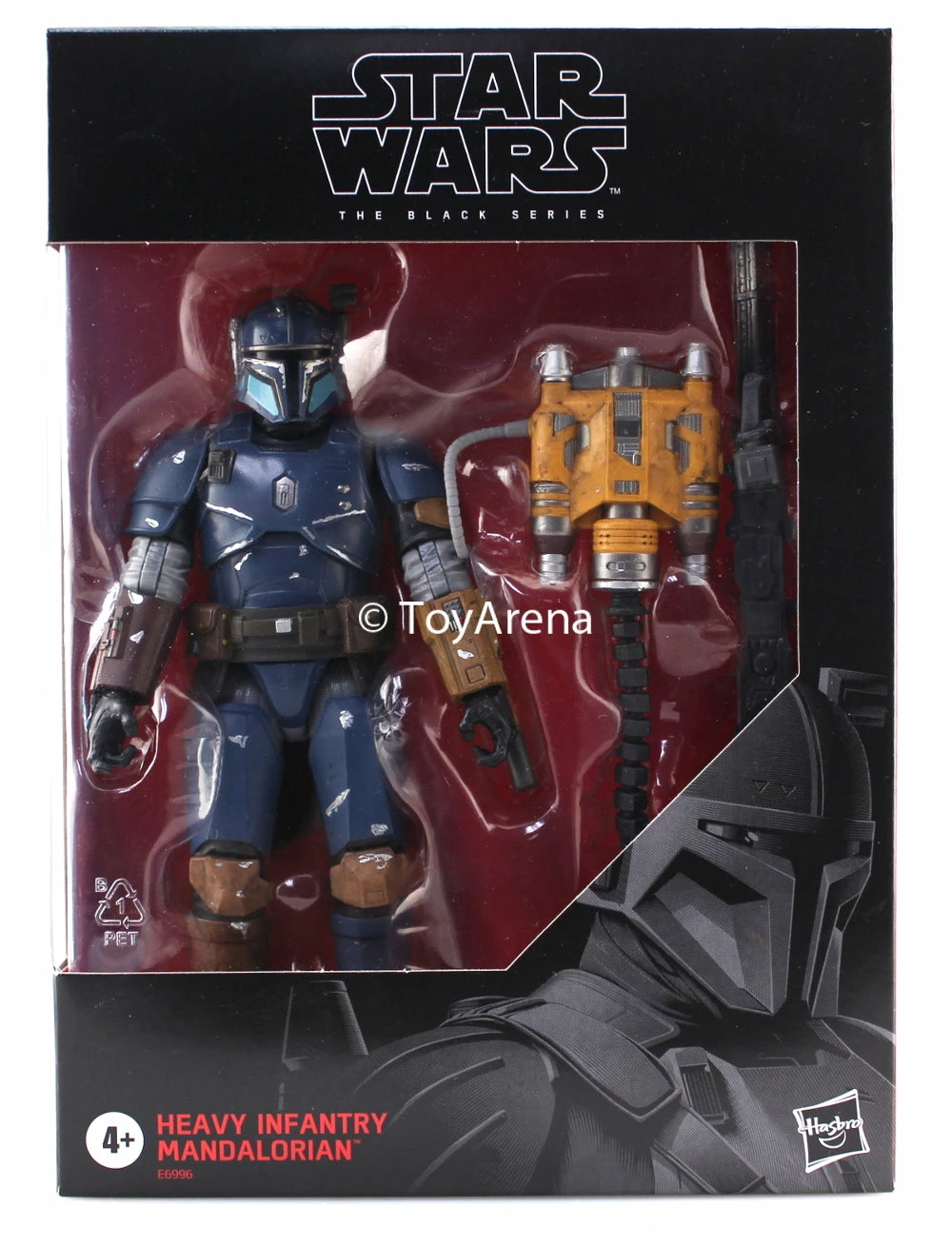 Hasbro Star Wars Black Series The Mandalorian Heavy Infantry Mandalorian 6 Inch Action Figure 8 Hasbro Star Wars Black Series The Mandalorian Heavy Infantry Mandalorian 6 Inch Action Figure - Image 6