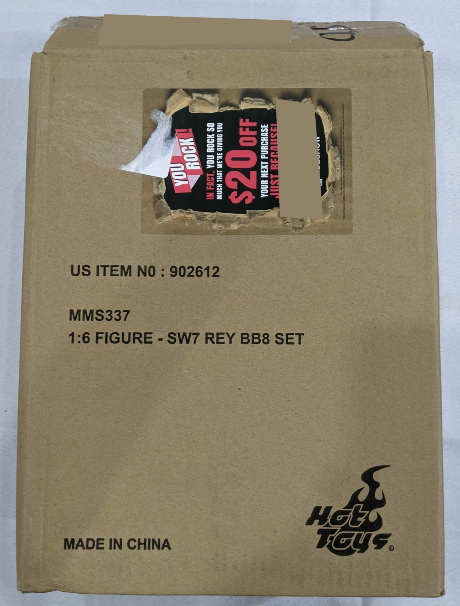 Hot Toys 1/6 Star Wars Episode VII The Force Awakens Rey And BB8 Set Sixth Scale MMS337 5 Hot Toys 1/6 Star Wars Episode VII The Force Awakens Rey And BB8 Set Sixth Scale MMS337 - Image 3